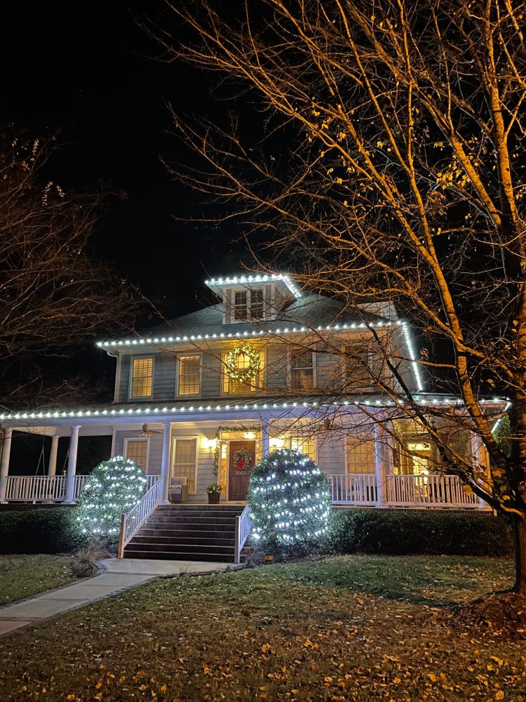 Holiday Lighting  for Under Pressure: Pressure Washing Service in Raleigh, NC