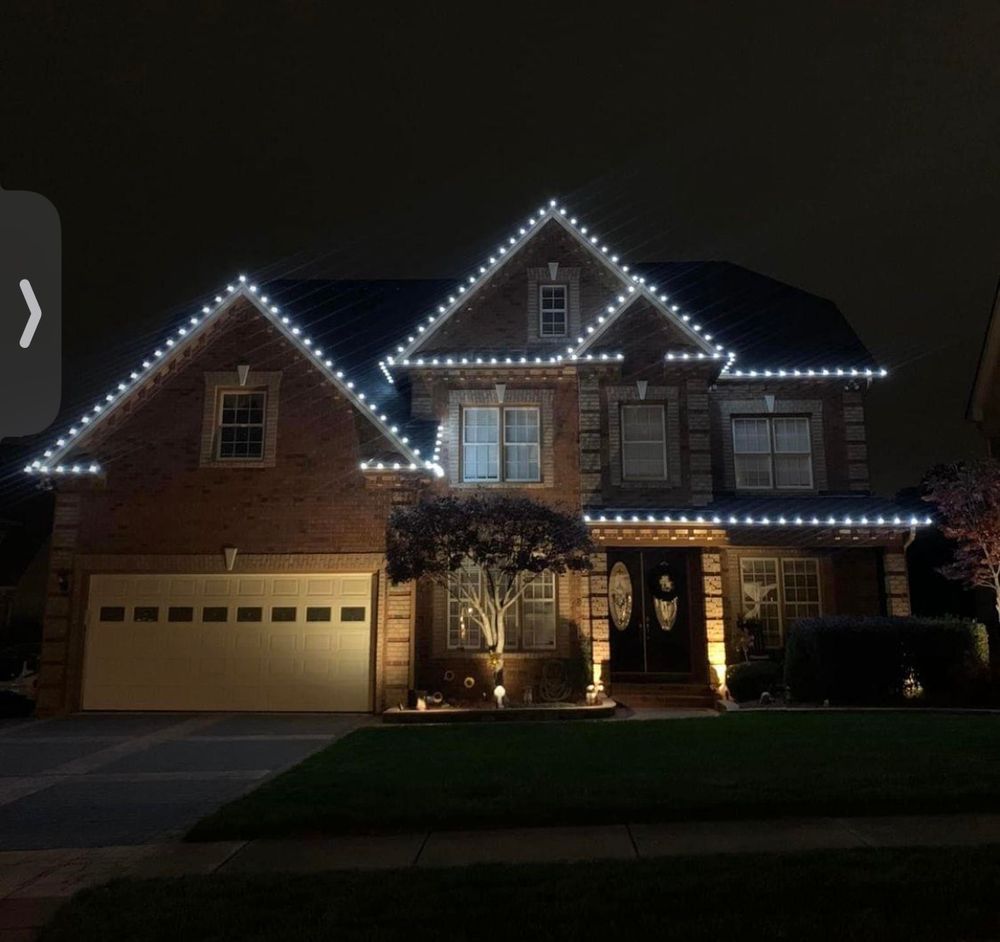 Holiday Lighting  for Under Pressure: Pressure Washing Service in Raleigh, NC