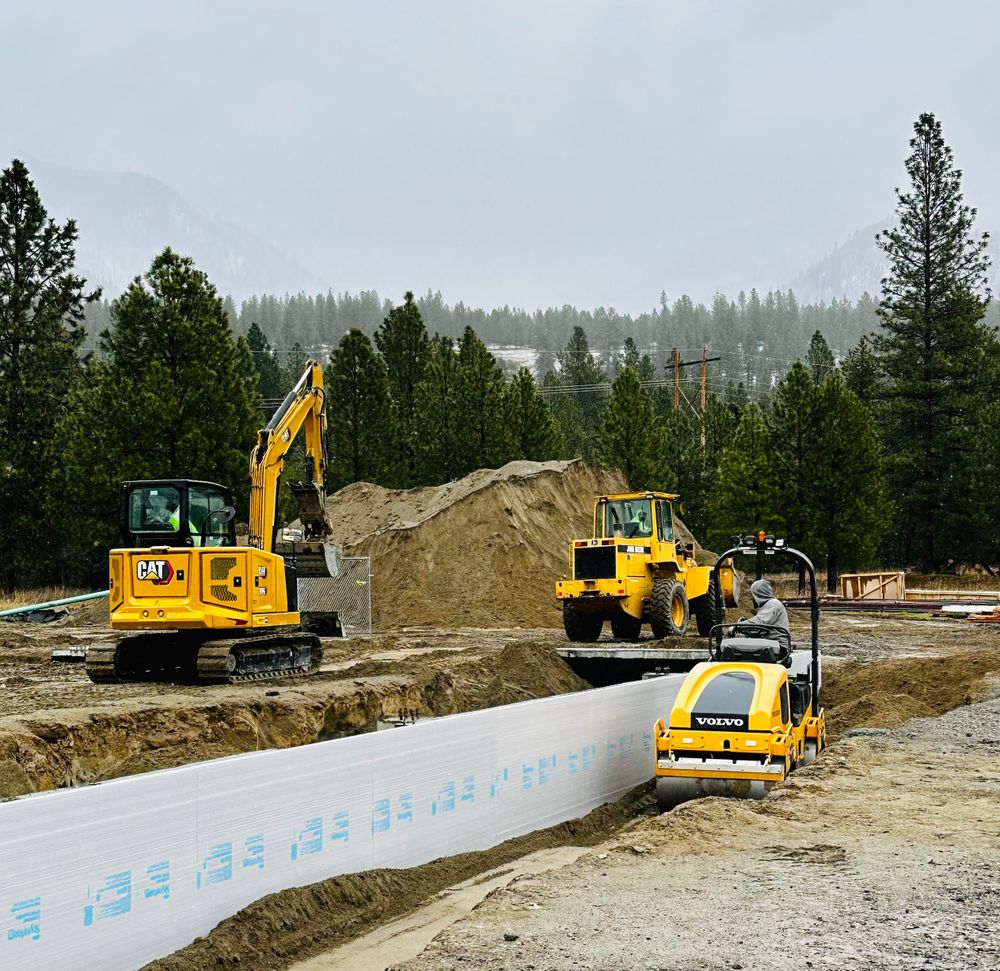 Our Skid Steer Work service offers efficient and versatile equipment for various tasks such as grading, trenching, and debris removal to help homeowners with their landscaping or construction needs. for Rocky Mountain Dirt Work in Missoula, MT