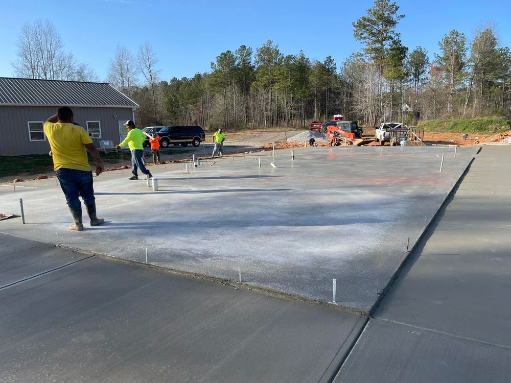 Concrete Work for AztecArt LLC in Franklin, GA