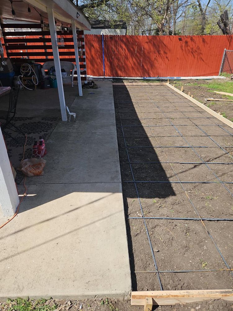 Concrete for Maldonado's Concrete Construction in Dallas, TX