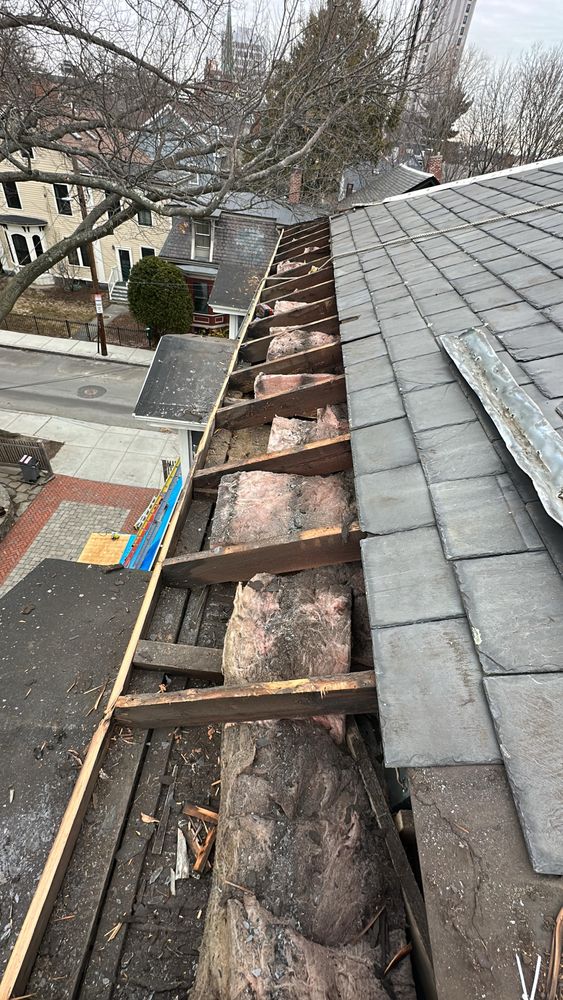 Slate Roofing repairs and replacements for All For U Roofing & Masonry in Boston, MA
