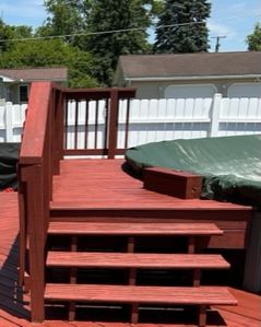 Wood Deck & Fence Restoration  for X-treme Pro Wash in Huntsville, OH