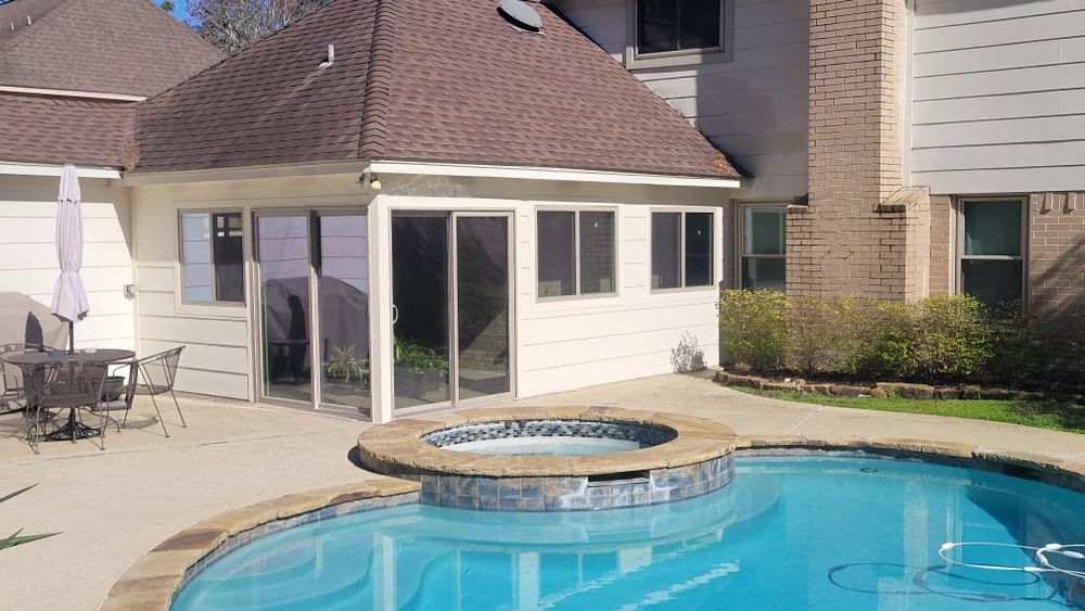 Transform your outdoor space with our expert deck and patio installation services, providing durable materials, custom designs, and efficient construction to enhance your home's aesthetic and functionality. for MGD Remodeling in Cypress, TX