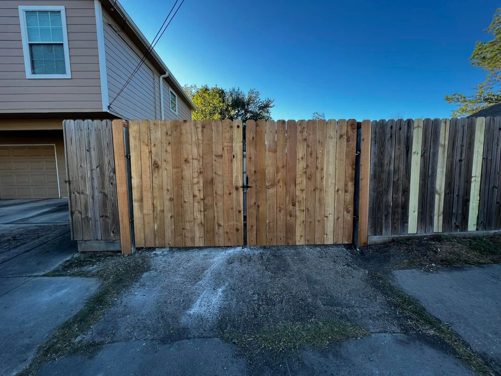 Our expert gate installation and repair service provides homeowners with durable, secure solutions tailored to your style. Enhance curb appeal and protect your property with precision-crafted gates for long-lasting satisfaction. for Longhorn Fence & Land Development in Webster, TX