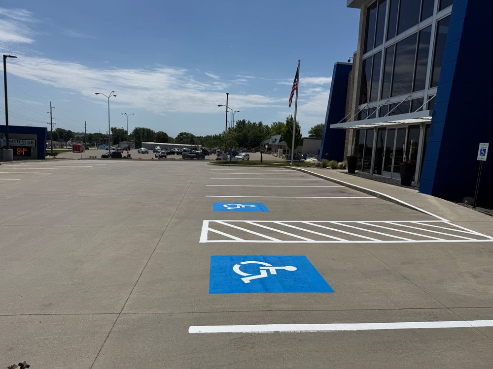 All Photos for Midwest Line Striping LLC in Spirit Lake, IA