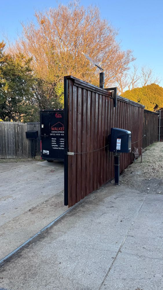 Gates for Walker Custom Exteriors in Dallas, TX
