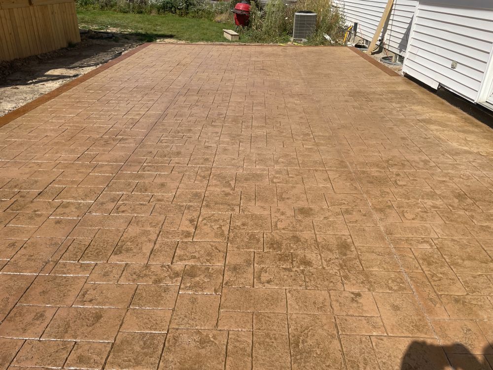 Stamped Concrete for Doncrete LLC in Medina, OH