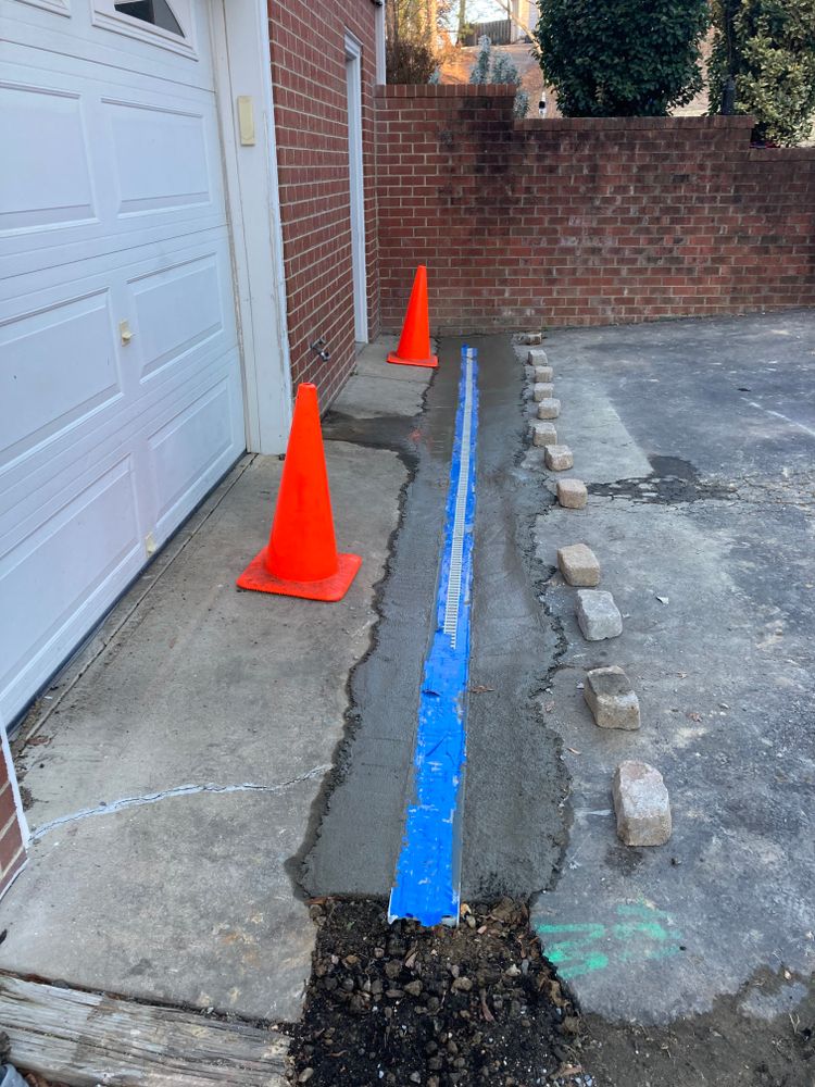 French Drains for Mr Greens Landscaping in Chesterfield, VA