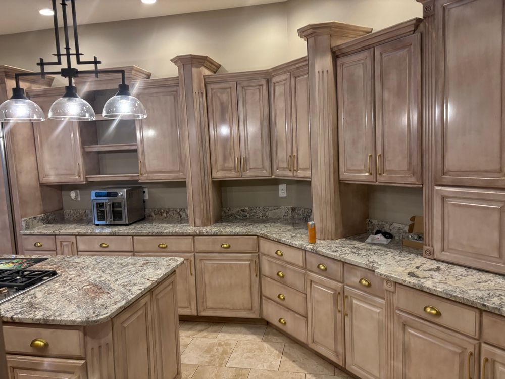 Cabinet refinishing for NXT Generation Painting in Cookeville, TN