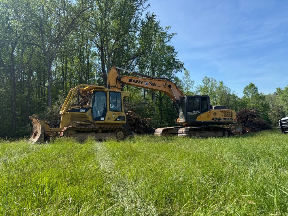 Our Land Clearing service ensures your property is prepared safely and efficiently for new projects, removing obstacles like trees and debris to optimize space, drainage, and aesthetic appeal. for Williams Excavating in Statesville, NC