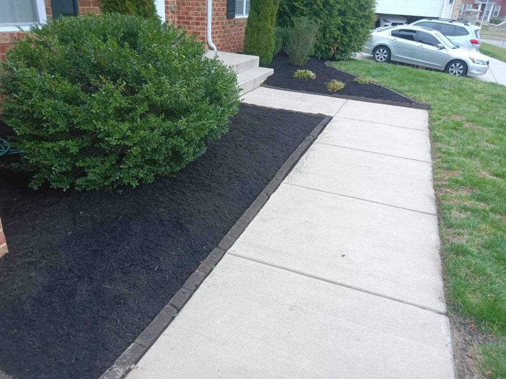 Landscape Design/Mulching for Sam I AM Property Solutions in Sunderland, MD