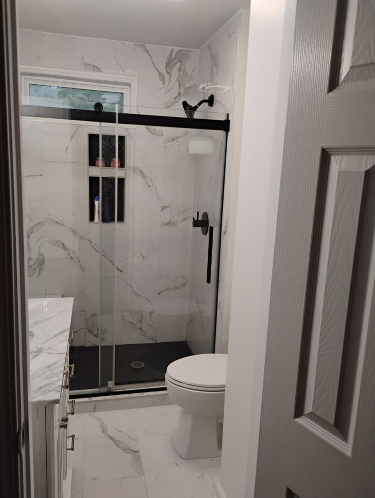 Enhance your home with our expert tile work services. We offer precision installation and beautiful designs to transform kitchens, bathrooms, and more for a stunning and durable finish you'll love. for Infinite Development and Management, LLC in Columbia, SC