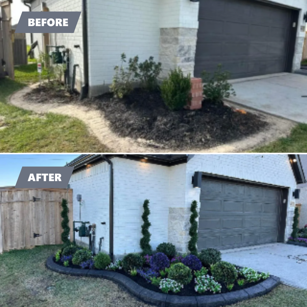 Before & Afters for Texas Curb N Borders in Houston, TX