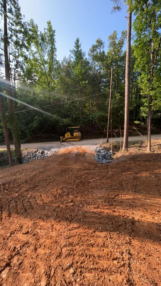 Excavation for Collins Constructors in Fyffe, AL