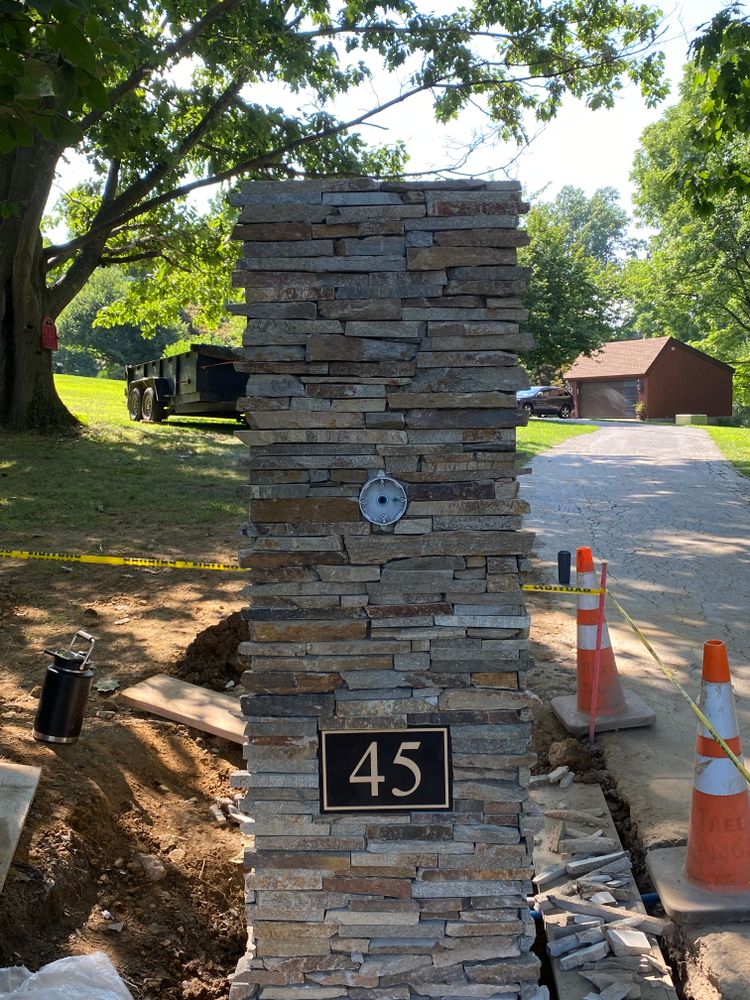 Stone work/stone veneer  for Markey Masonry LLC in Phoenixville, PA