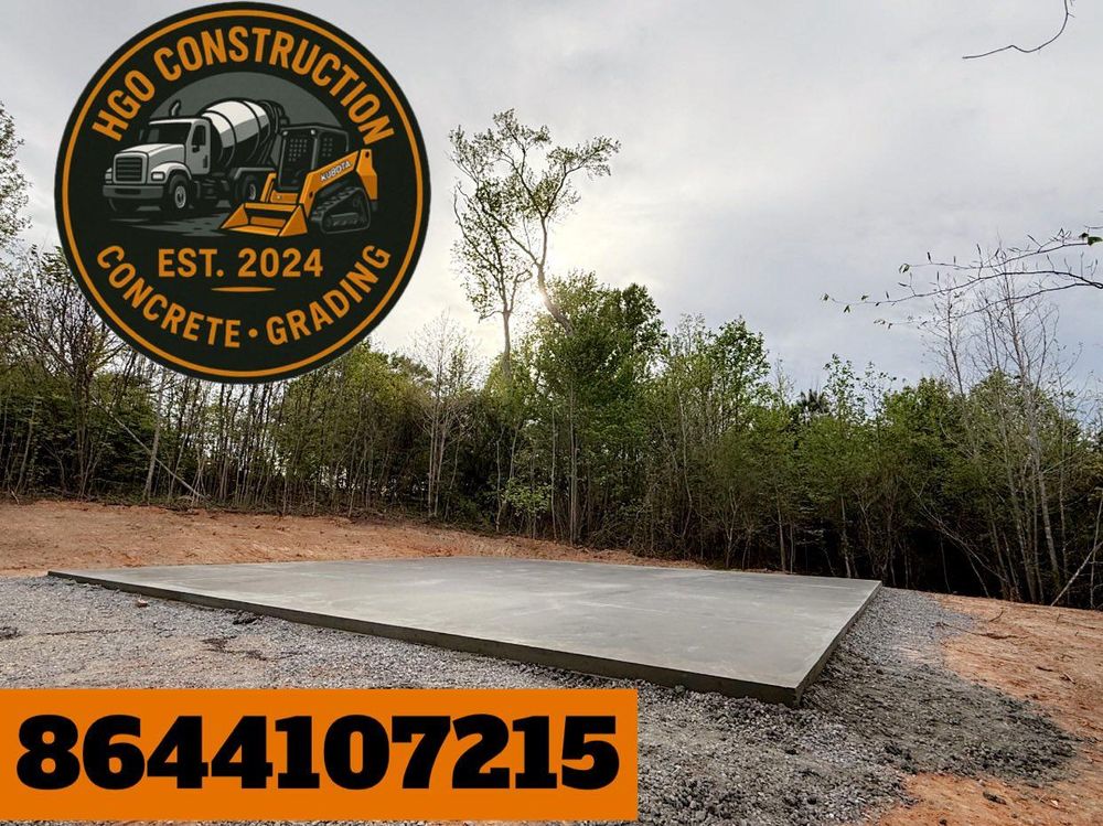 Concrete  for HGO Construction & Grading LLC in Spartanburg, SC