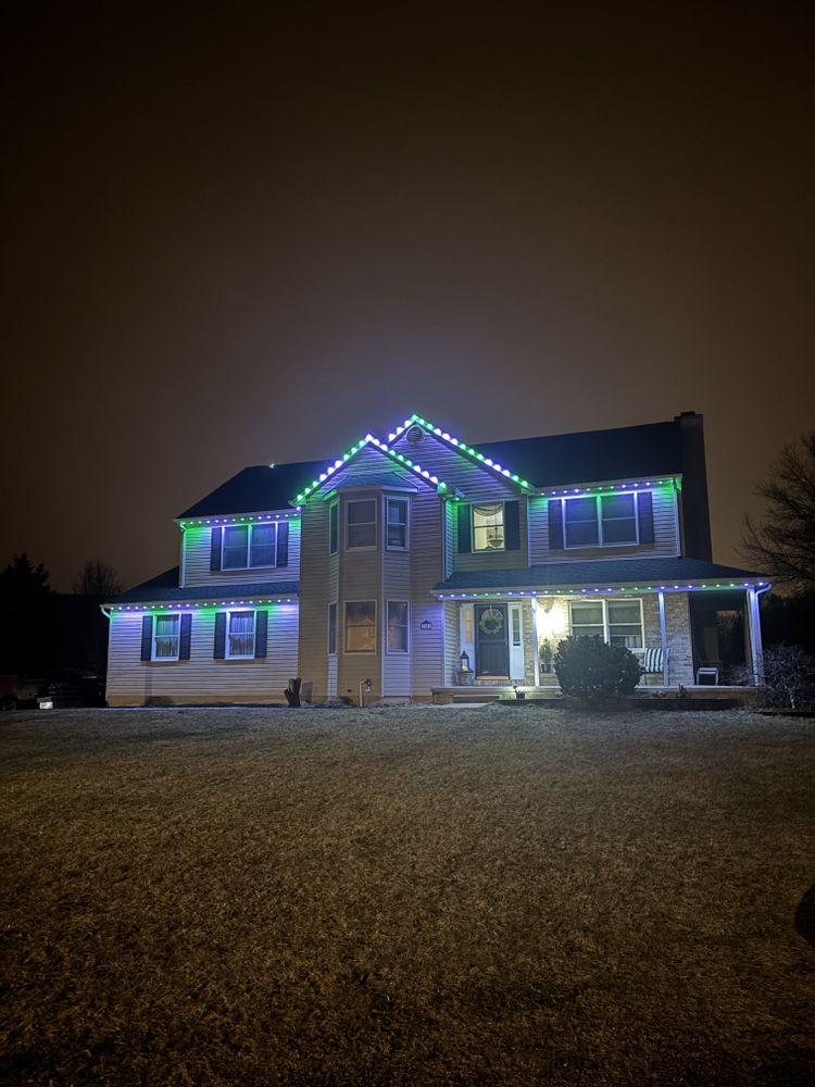 Permanent Lighting for Happy Holiday Christmas Lighting in Mullica Hill, NJ