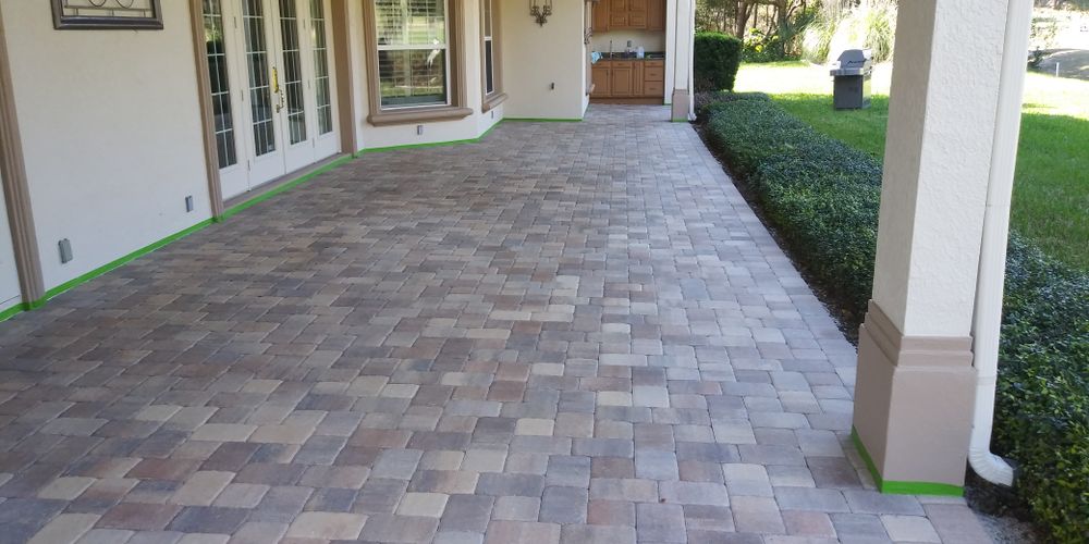 Patio Design for Landscape Renovators Inc. Michael Bombly in Lecanto, FL