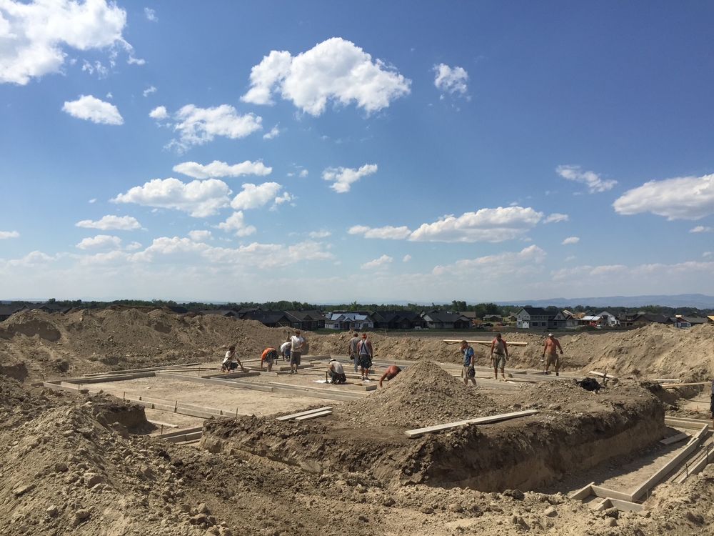 Foundations for R&H Homes in Bozeman, MT