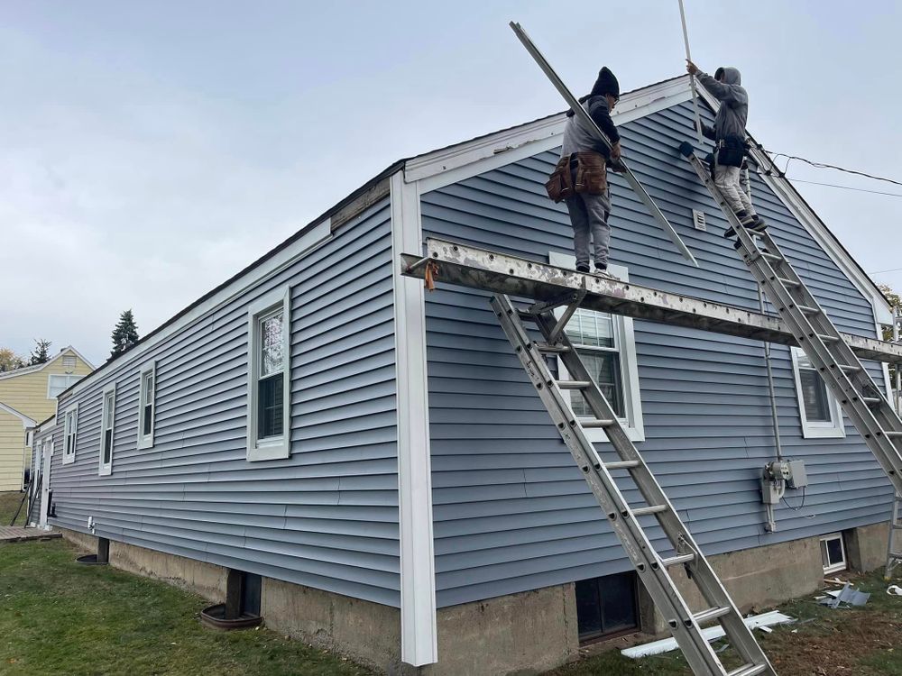 Enhance your home's exterior with our expert vinyl siding house services, providing durability and aesthetic appeal while boosting energy efficiency and protecting against harsh weather conditions for a lasting, beautiful finish. for J. Hay Remodeling in Bridgeport, Connecticut