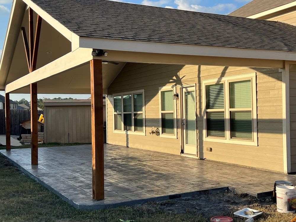 Our expert team specializes in creating custom deck and patio installations to enhance your outdoor living space. From design to construction, we ensure high-quality craftsmanship and customer satisfaction every step of the way. for Mr. Mendez's Construction in Houston, TX