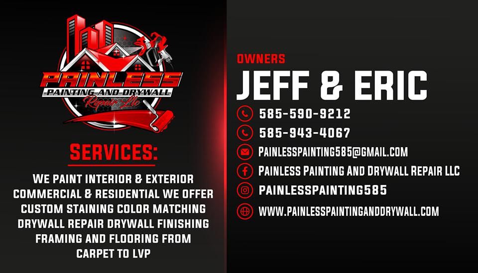 All Photos for Painless Painting And Drywall Repair LLC in Rochester, NY