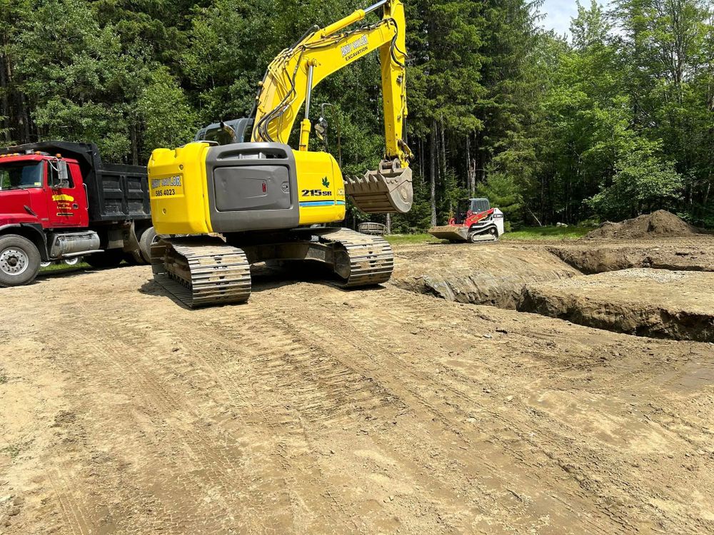 Excavation for Andy Naylor Excavation in Stowe, VT