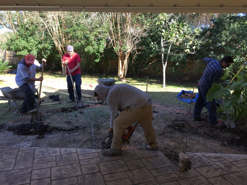 Patios for Texas Curb N Borders in Houston, TX