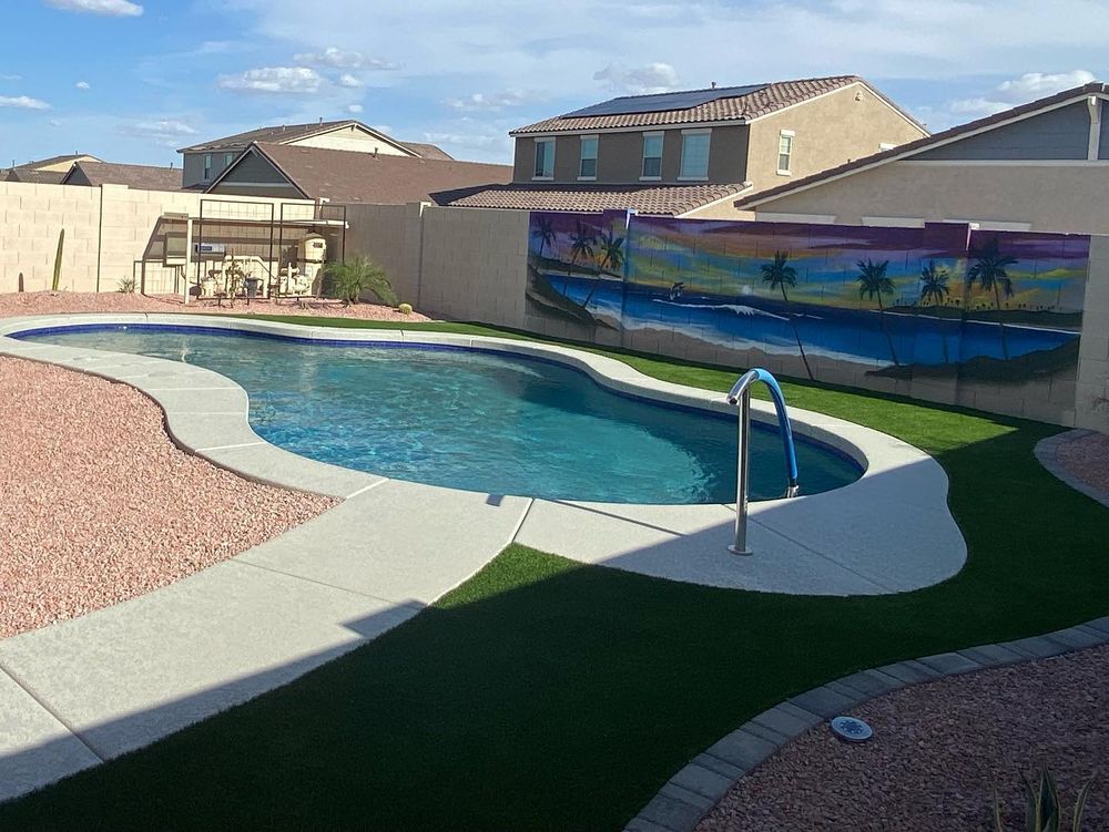 Residential Artificial Turf Installation for Kanelo's Hardscape and Landscape Services in Buckeye, AZ
