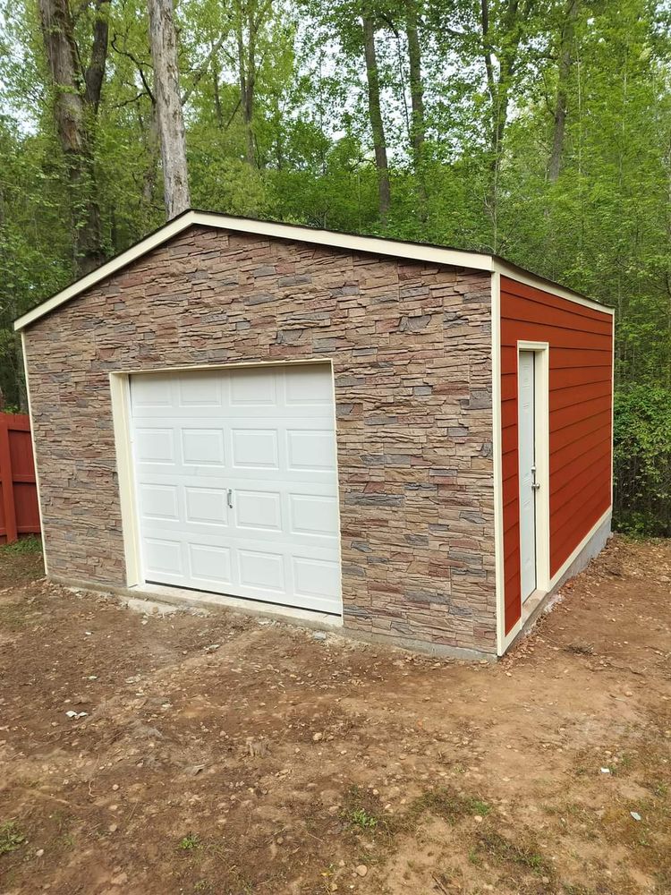 Sheds and garages for Rick's creative home improvement and repair in Atlanta, GA