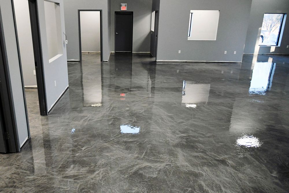 Our Epoxy Flooring Flaking service is designed to restore and reinforce your concrete floor, enhancing its durability and appearance by preventing flaking or peeling of the epoxy coating. for G3 Concrete LLC  in South Carolina, South Carolina 