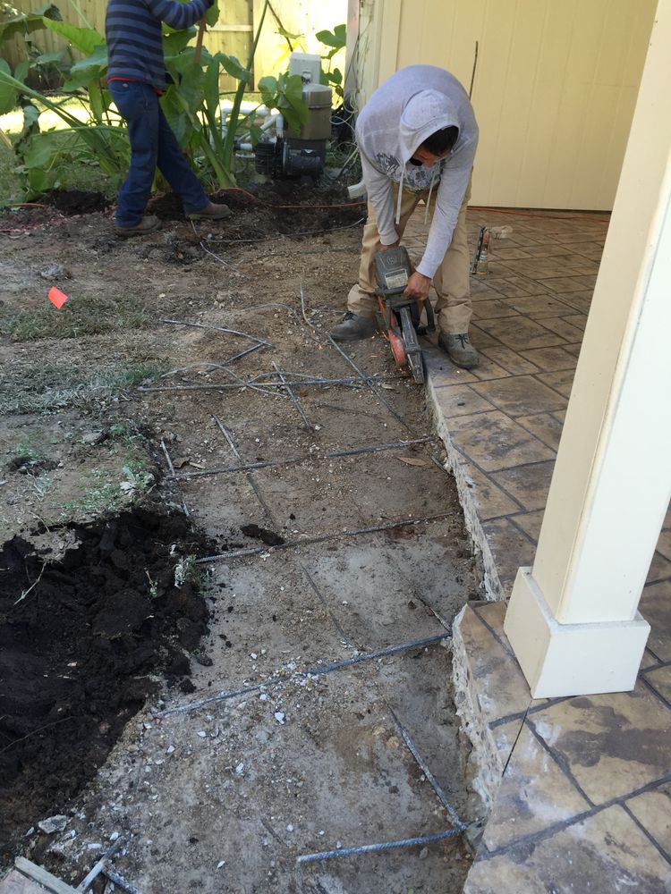 Patios for Texas Curb N Borders in Houston, TX