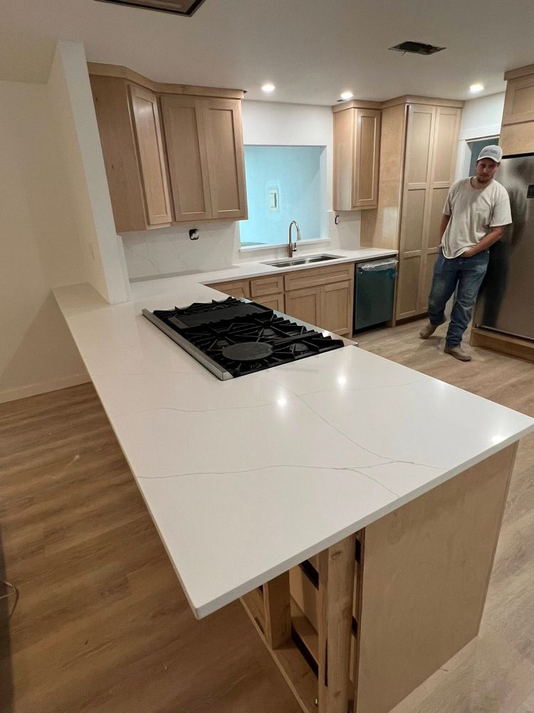 Transform your home with our exquisite Quartz service, offering stunning durability and low maintenance for kitchen and bathroom countertops. experience elegance that enhances any space while providing lasting quality and beauty. for House of Stone in Odessa, TX