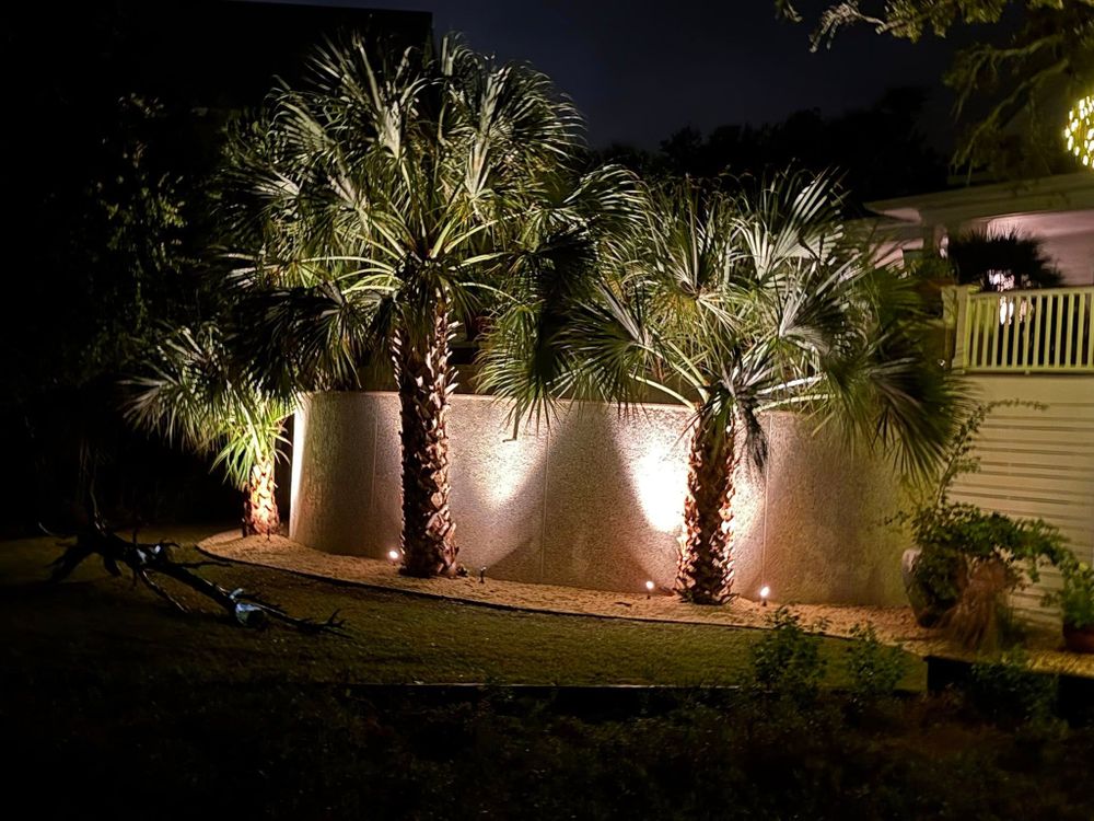 Landscaping for Wheelhouse Irrigation and lighting in Charleston, South Carolina