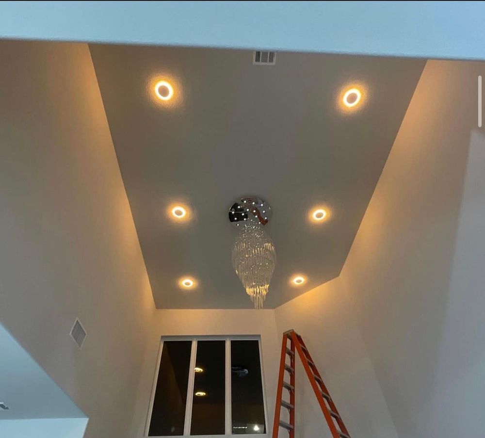 Lighting Installs for EA Electrical in Carrollton, Texas