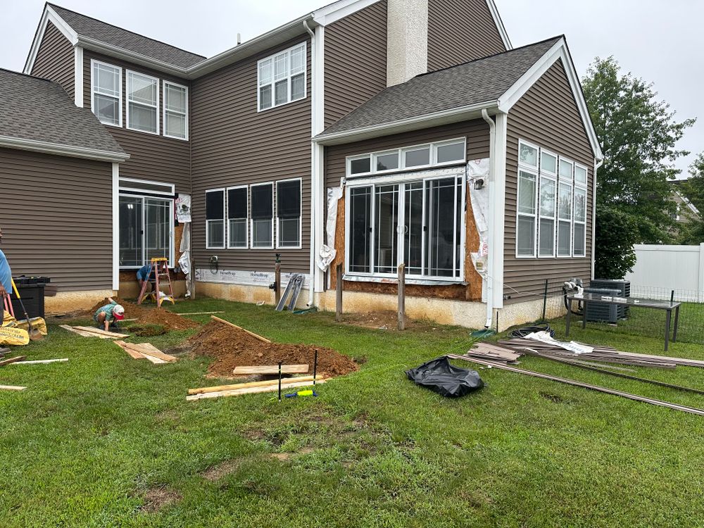Parkside - deck & kitchen for Thomas J. Gorman Construction in Middletown, DE