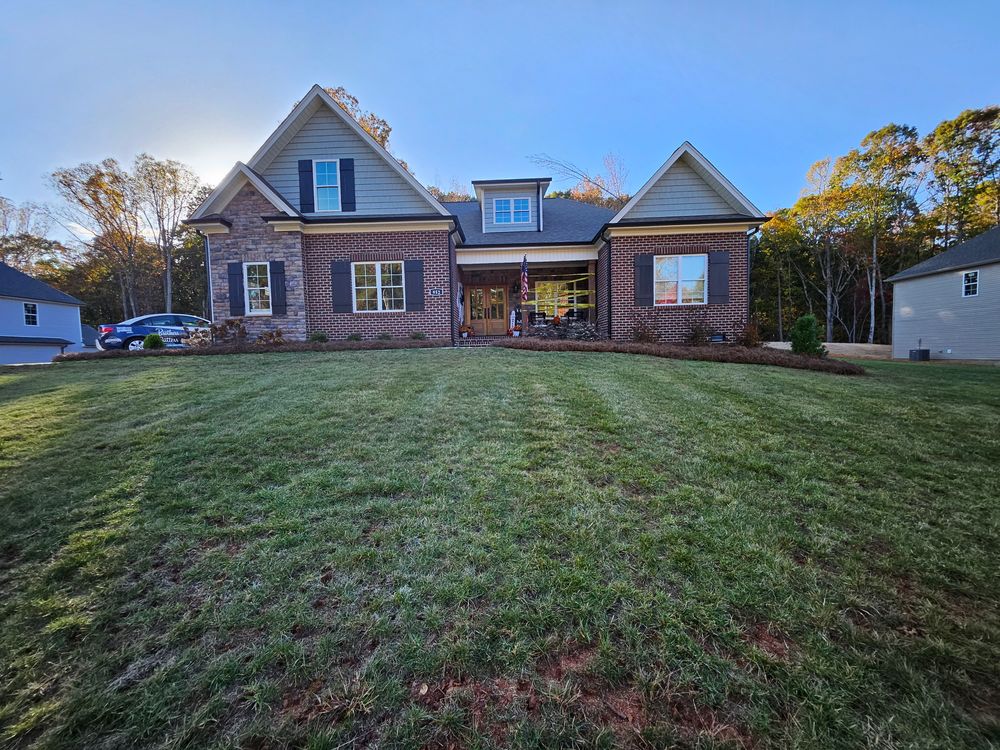 Pine Needle Installation  for Gallimore’s Lawn Care in Thomasville, NC