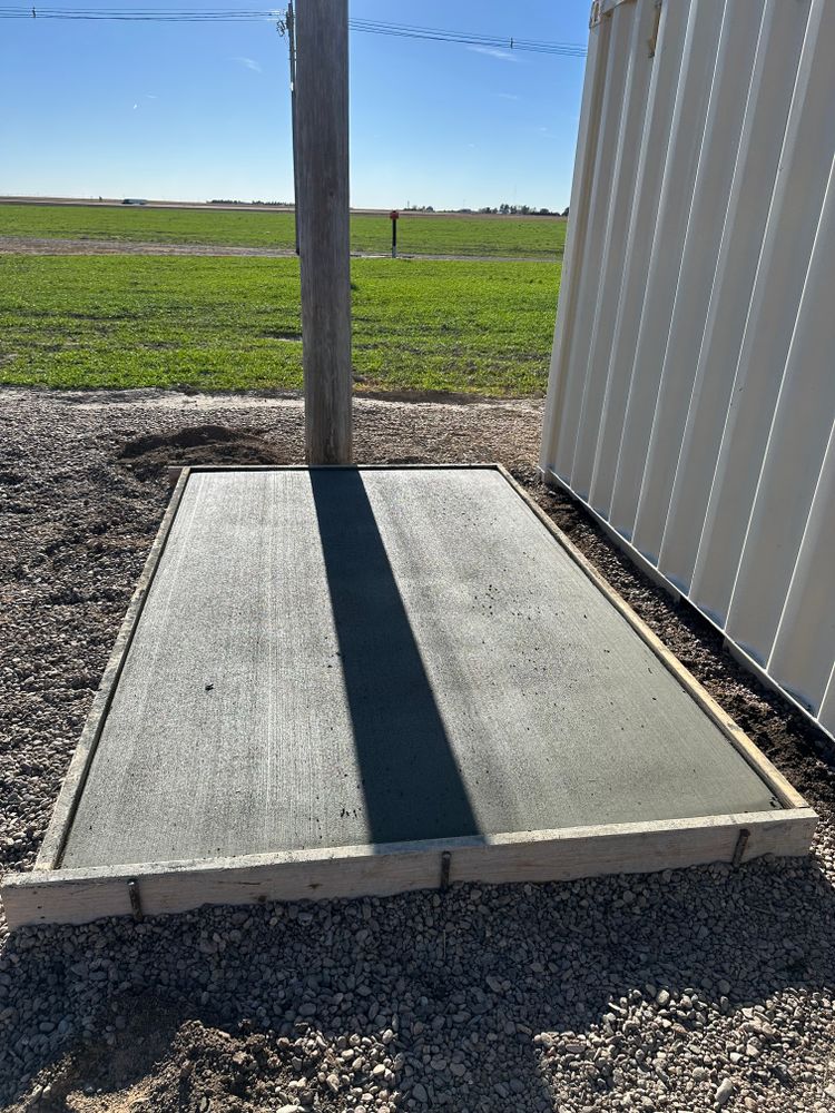 Concrete Projects for A2 Construction Services in Goodland, KS