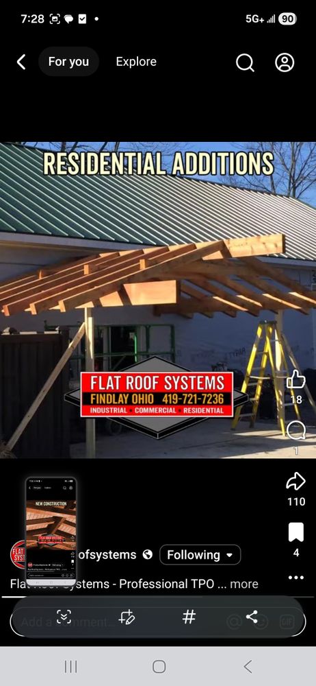 All Photos for Flat Roof Systems - Construction Specialists in Findlay, OH