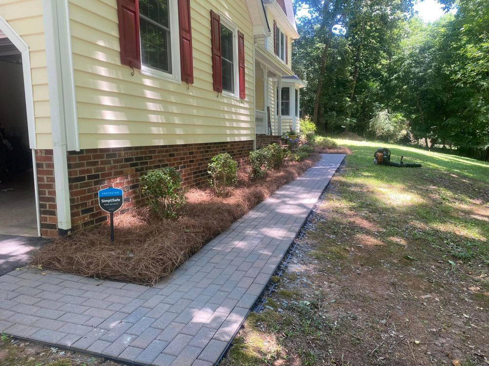 Mulching for America's Top Pick Lawn & Landscaping in Gastonia, NC