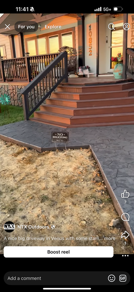 All Photos for NTX Outdoors Concrete and Excavation LLC in Venus, TX