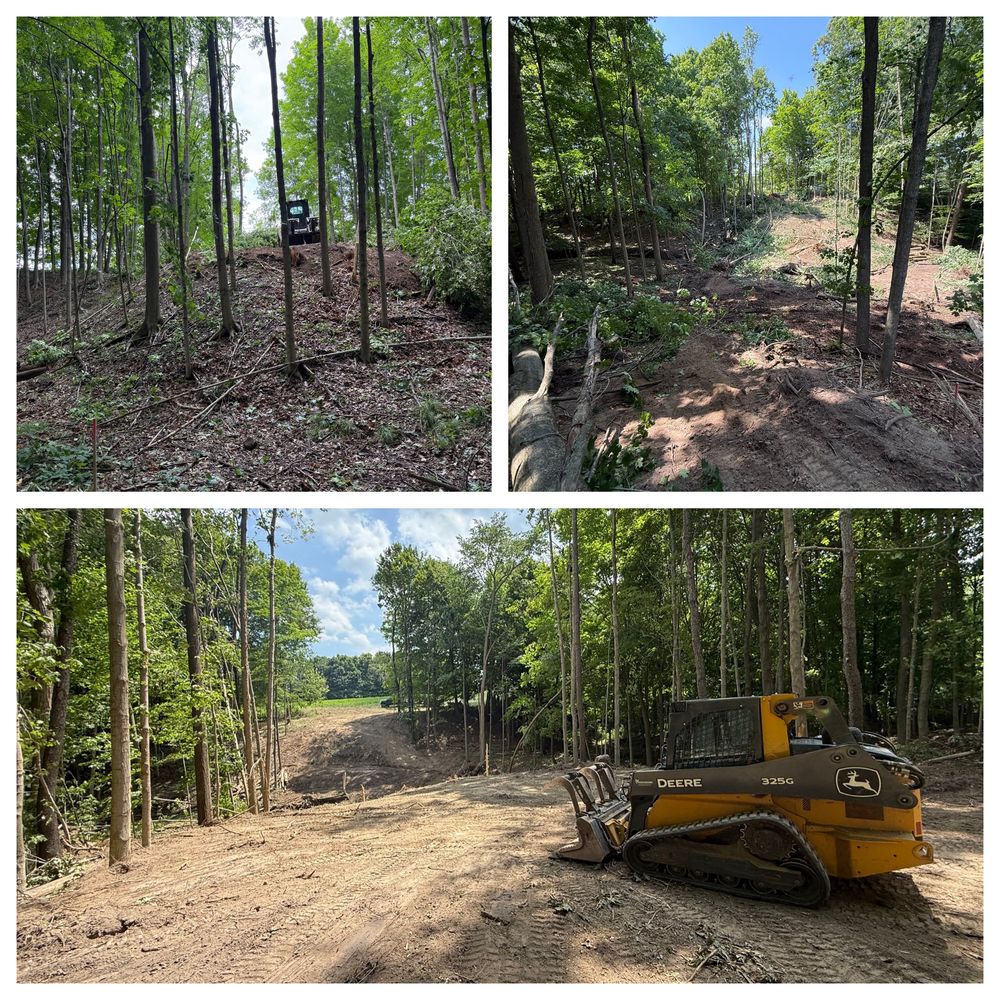 Transform your landscape efficiently with our Forestry Mulching service, which clears and grinds vegetation into mulch, promoting healthy soil while preventing erosion—all completed with minimal environmental impact. Perfect for residential properties. for Palmer Property Services in Middleville, MI