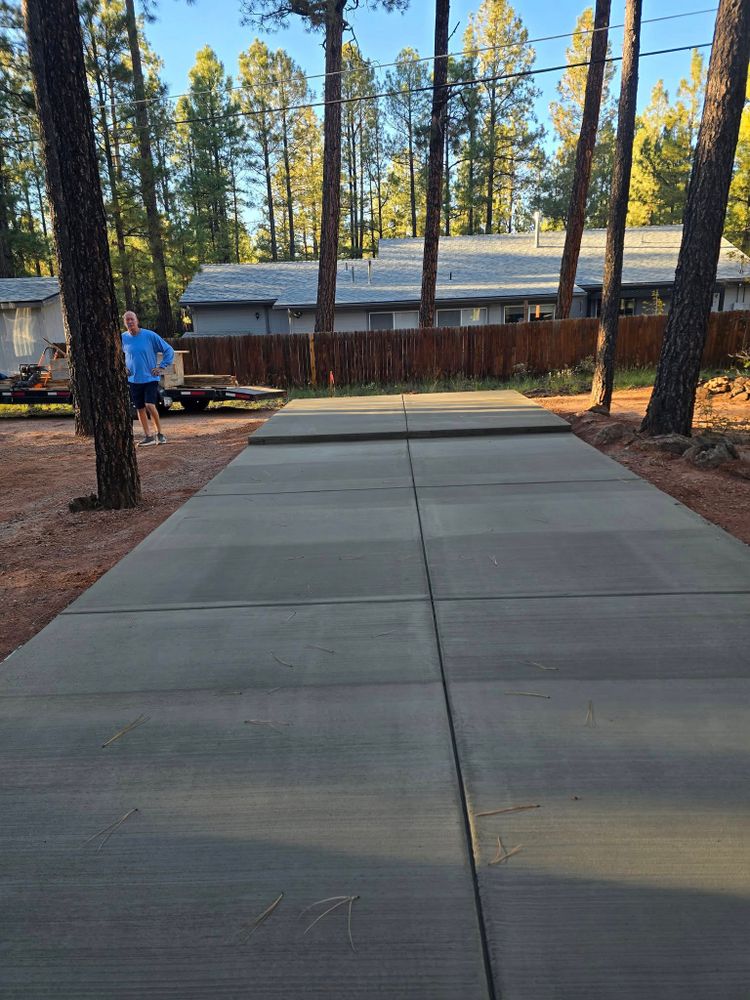 Concrete Slab Construction for Diamond Dust Concrete in Show Low, AZ