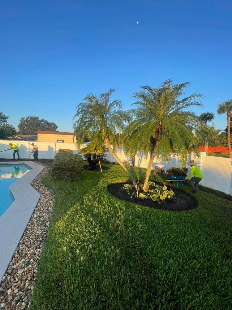 Enhance your landscape with our professional rock and mulch installation service, designed to improve aesthetics, retain moisture, and prevent weed growth for a healthier and more beautiful outdoor space. for Gulf Bay Sod in Clearwater, FL