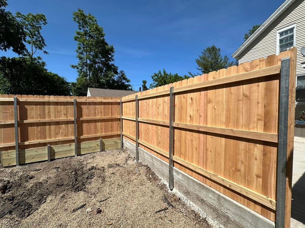 Fence Installation for Illinois Fence & outdoor co. in Kewanee, Illinois