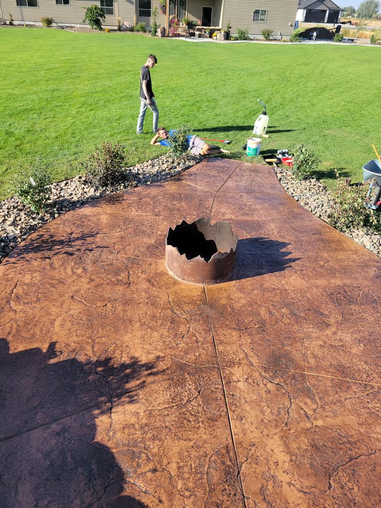 Transform your outdoor space with our expert patio design and installation service. Our team ensures durable, stylish concrete patios that enhance your home's aesthetic and functionality for years to come. for Those Guy’s Specialty Concrete in St. George, UT
