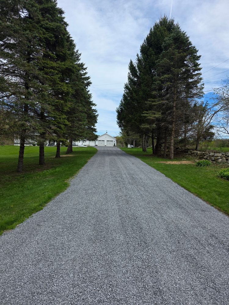 Our gravel driveway service creates durable, attractive surfaces with proper grading, drainage, and premium stone installation, giving homeowners a cost-effective, low-maintenance entrance that improves curb appeal and everyday functionality. for Sweet Scapes in Ballston Spa, NY