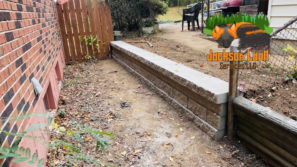 Retaining Wall for Jackson Lawn Services LLC in St Louis, MO
