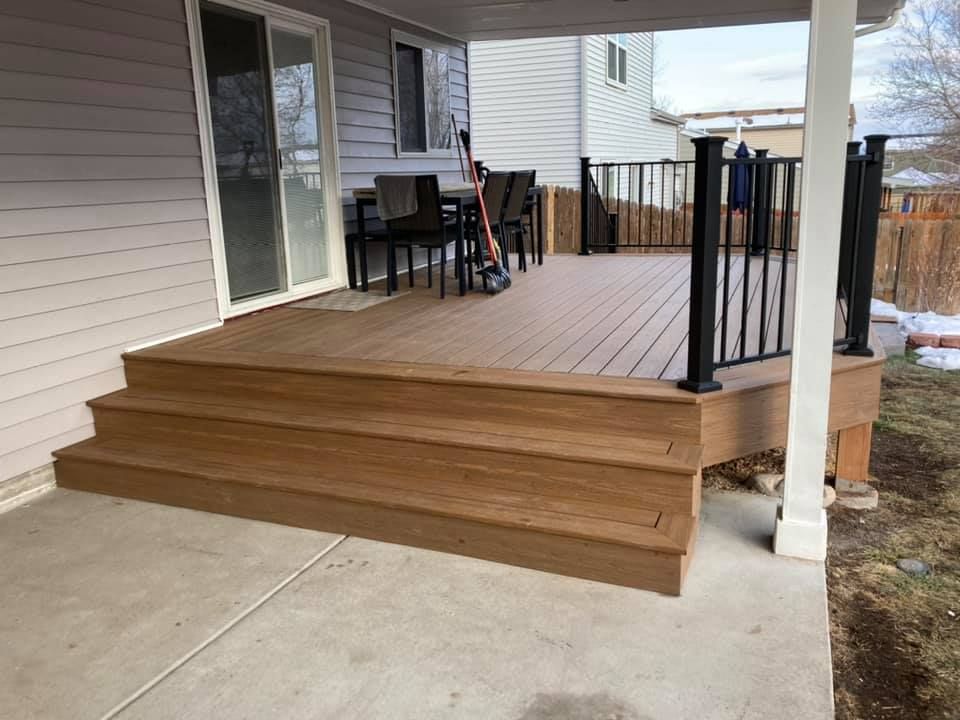 Deck Construction for Black Gold Construction & Design in Greeley, CO